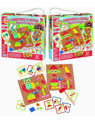 FIGURE LEGNO DA COMPORRE TAPPETO...