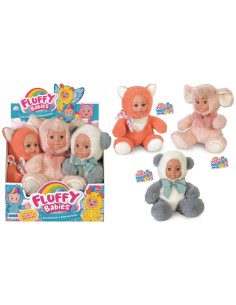 BAMBOLA FLUFFY VESTITO ELEFANTE/VOLPE/ORSO 11836