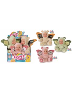 BAMBOLA FLUFFY VESTITO 3 COLORI ASS. 11838