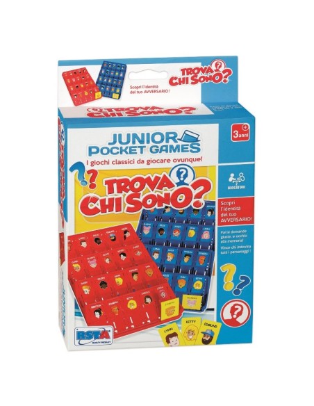 GIOCO JUNIOR POCKET TROVA CHI SONO 11888