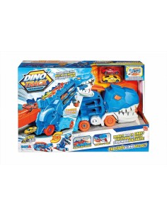 CAMION BISARCA DINOSAURO E PISTA LANCIO CON 2 AUTO 11980