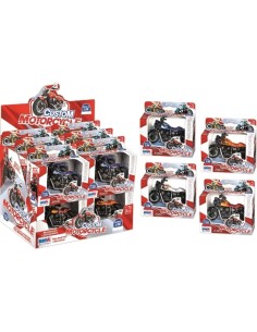 MOTOCICLETTE DIE CAST RETROCARICA SC. 136 4 ASS. 12006