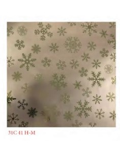 SACCHETTO REGALO METAL CRISTALLI ORO 25X40 CM 31C41H-M