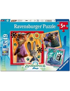 PUZZLE 3X49 PEZZI ZOOTROPOLIS 2 12004137
