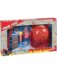 SET POMPIERE CON ELMETTO E ACCESSORI 16003