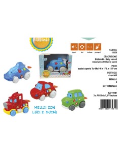 BIDIBIMBI-  BABY VEICOLI 18434