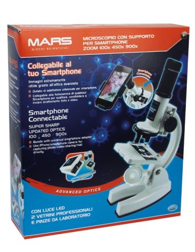 MARS  - MICROSCOPIO CON SUPPORTO SMARTPHONE 57153
