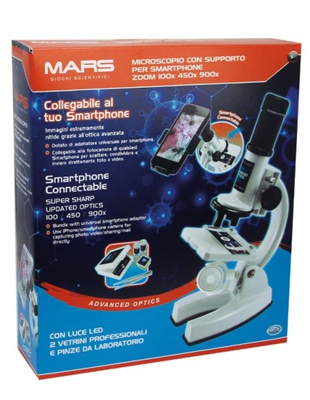 MARS  - MICROSCOPIO CON SUPPORTO SMARTPHONE 57153