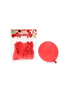 TEO'S - PALLONCINI ROSSI 25 CM 25 PZ 52086