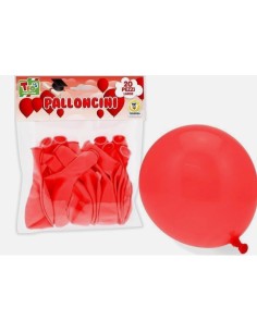 TEO'S - PALLONCINI ROSSI 30 CM 20 PZ 52090