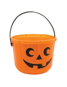 ZUCCA CONTENITORE IN PLASTICA H CM 14 DIAM CM 18 65454