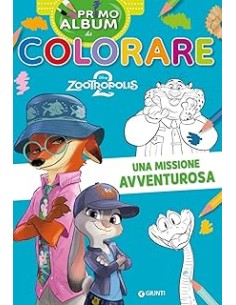 LIBRO ZOOTROPOLIS 2 PRIMO ALBUM DA COLORARE W1150A