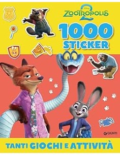 LIBRO ZOOTROPOLIS 1000 STICKERS W1154A