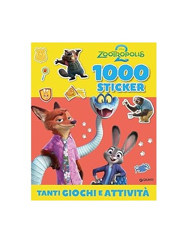 LIBRO ZOOTROPOLIS 1000 STICKERS W1154A