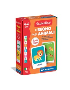 MONTESSORI FLASHCARDS IL REGNO DEGLI ANIMALI 16479
