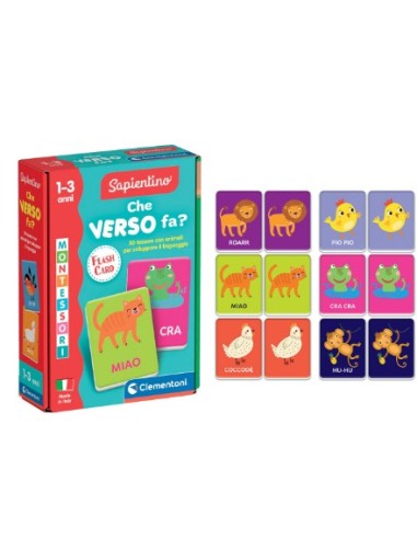 MONTESSORI FLASHCARDS CHE VERSO FAI...
