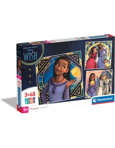 PUZZLE 3X48 SQUARE DISNEY WISH 25310