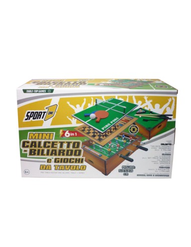 MINI CALCETTO+BILIARDO 706200411
