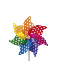 GIRANDOLA CM.45 7 COLORI MOTIVO POIS 51 JUMBO POIS