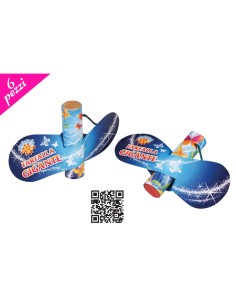 GIRANDOLA FARFALLA GIGANTE (6 PCS) 0504AB