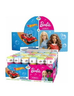 BOLLE SAPONE BARBIE/HOT WHEELS ML.60 103001010038