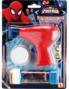 PISTOLA BOLLE SAPONE SPIDERMAN PICCOLA 500026010009