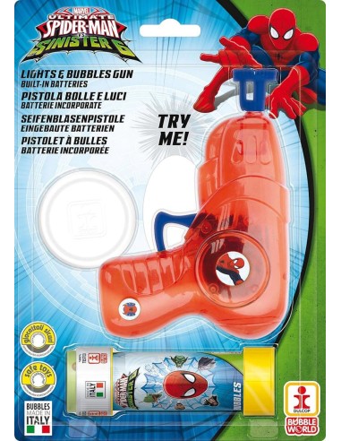 PISTOLA BOLLE SAPONE SPIDERMAN MEDIUM...