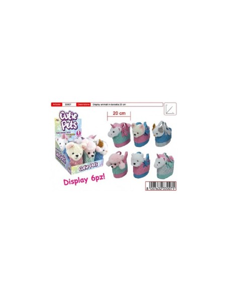 ANIMALI IN BORSETTA 12cm  33042