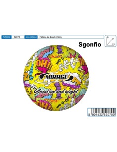 PALLONE MIRAGE VOLLEY COMICS PLUS 52070