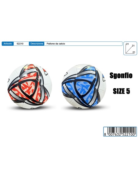 PALLONE SAMBA CALCIO TRIPTICO 52210