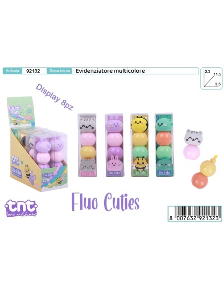 TnT FLUO CUTIES - EVIDENZIATORE MULTICOLORE 92132