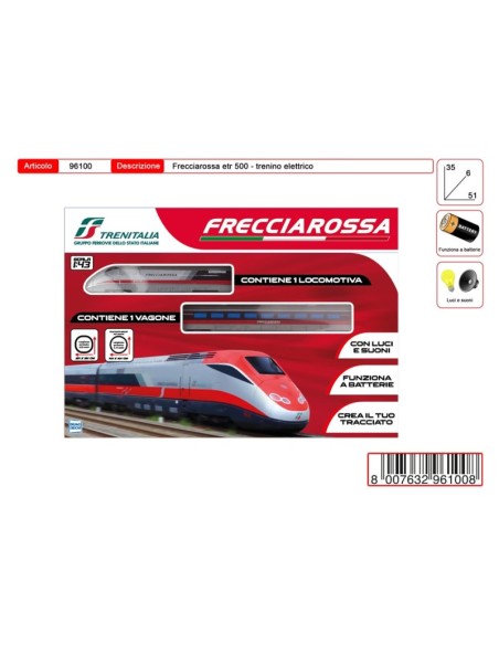 TRENO FRECCIAROSSA ETR 500 96100
