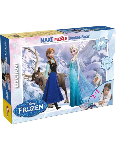 DISNEY PUZZLE DF MAXI FLOOR 108 FROZEN ELSA AND ANNA 46904