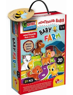 MONTESSORI LEGNO BABY FARM 96886