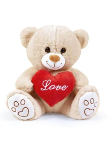 PELUCHE ORSO BEIGE SEDUTO H40CM...