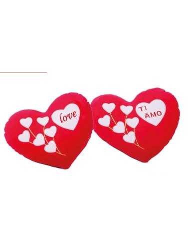 CUORE 35CM SUPERSOFT CON RICAMO LOVE...