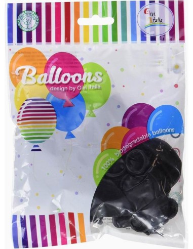 PALLONCINI  16 NERI CM 28 56207