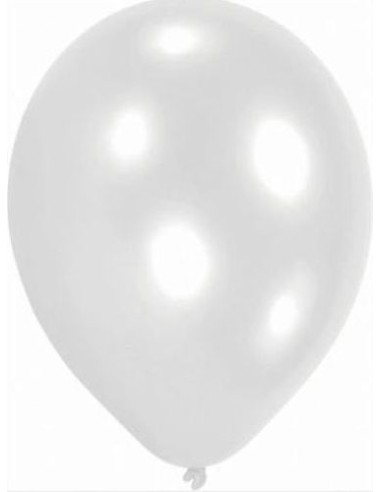 BUSTA 16 PALLONCINI LARGE BIANCO 56221