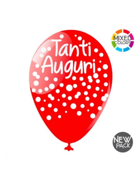 PALLONCINI TANTI AUGURI LARGE BS. 10 56256C