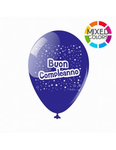 PALLONCINI MEDIUM BUON COMPLEANNO PZ 12 56274