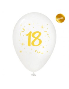 BS 12 PALLONCINI MD 18 STAMPA ORO 56284