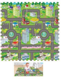 TAPPETO PUZZLE CITTA'3016