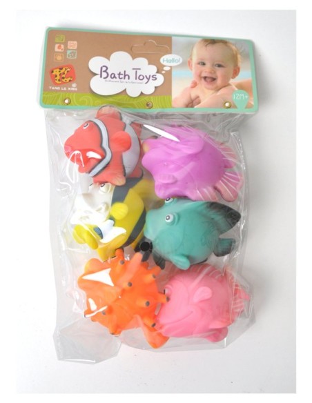 PESCI VINILE 6 PEZZI 443997