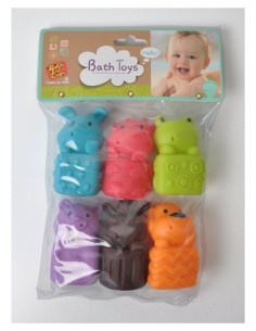 ANIMALI VINILE 6 PEZZI A3366-TL824-5