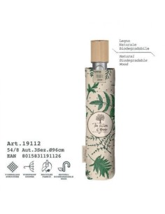 OMBRELLO DONNA MINI AUTOM. FANTASIE FOGLIE  19112