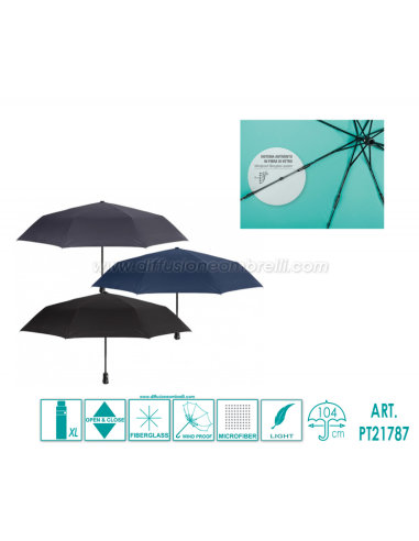 OMBRELLO UOMO MINI A/C 58/8 LIGHT UNITO...