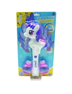 SOFFIABOLLE-SPARA BOLLE UNICORNO LUCI 100 ML 34484