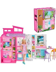 BARBIE CASA ECO CON BAMBOLA HRJ77