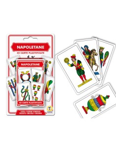 CARTE DA GIOCO NAPOLETANE 40 PZ PLAST. 40517