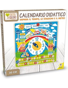 FATTO DI LEGNO-CALENDARIO DIDATTICO IN LEGNO 40518
